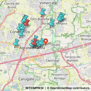 Mappa Via San Martino, 20864 Agrate Brianza MB, Italia (2.057)