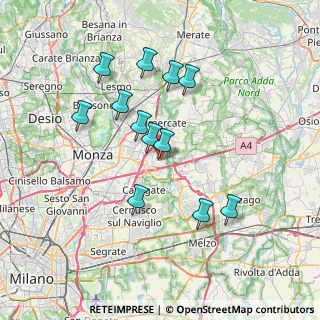 Mappa Via San Martino, 20864 Agrate Brianza MB, Italia (6.61583)