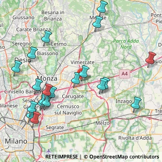 Mappa Via San Martino, 20864 Agrate Brianza MB, Italia (10.024)