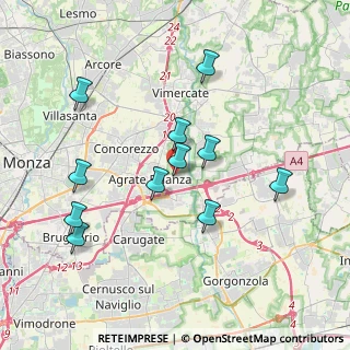 Mappa Via San Martino, 20864 Agrate Brianza MB, Italia (3.67909)