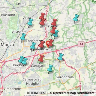 Mappa Via San Martino, 20864 Agrate Brianza MB, Italia (3.60588)