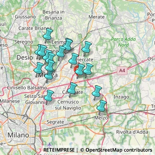 Mappa Via Dante Alighieri, 20864 Agrate Brianza MB, Italia (6.49579)