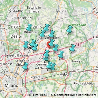 Mappa Via Dante Alighieri, 20864 Agrate Brianza MB, Italia (6.11882)