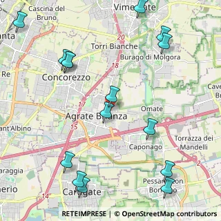 Mappa Via Dante Alighieri, 20864 Agrate Brianza MB, Italia (2.766)