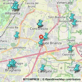 Mappa Via Antonio Canova, 20864 Agrate Brianza MB, Italia (3.20684)