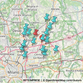 Mappa Via Antonio Canova, 20864 Agrate Brianza MB, Italia (6.09412)