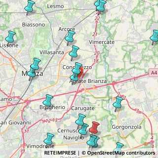 Mappa Via Antonio Canova, 20864 Agrate Brianza MB, Italia (6.041)