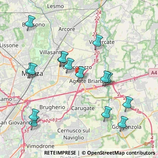 Mappa Via Antonio Canova, 20864 Agrate Brianza MB, Italia (4.52733)