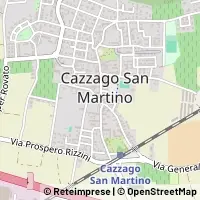 Map Cazzago San Martino
