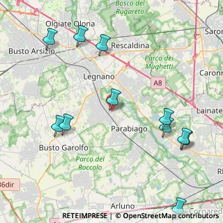 Mappa Largo S. Angelo, 20039 Canegrate MI, Italia (5.13545)