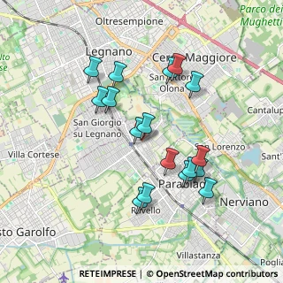Mappa Largo S. Angelo, 20039 Canegrate MI, Italia (1.71706)