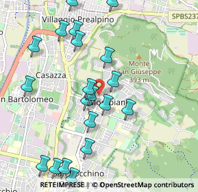 Mappa Via Sorelle Agazzi, 25133 Brescia BS, Italia (1.113)