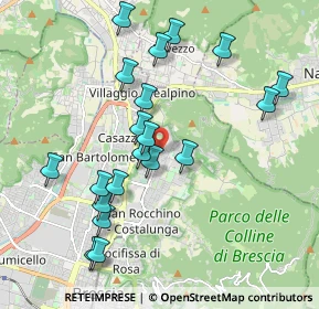 Mappa Via Sorelle Agazzi, 25133 Brescia BS, Italia (1.976)