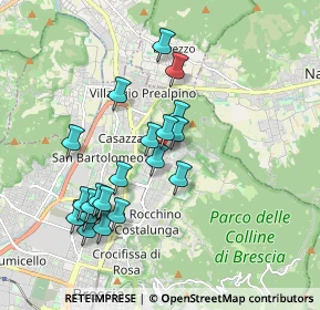 Mappa Via Sorelle Agazzi, 25133 Brescia BS, Italia (1.74)