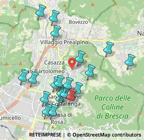 Mappa Via Sorelle Agazzi, 25133 Brescia BS, Italia (2.047)