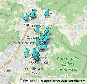 Mappa Via Sorelle Agazzi, 25133 Brescia BS, Italia (1.357)