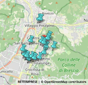 Mappa Via Sorelle Agazzi, 25133 Brescia BS, Italia (1.538)