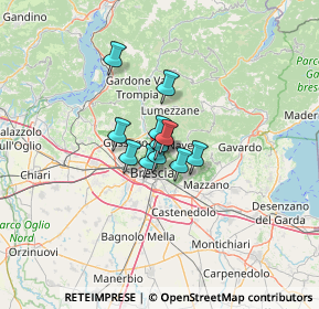 Mappa Via Sorelle Agazzi, 25133 Brescia BS, Italia (6.41091)