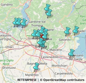 Mappa Via Sorelle Agazzi, 25133 Brescia BS, Italia (13.3975)