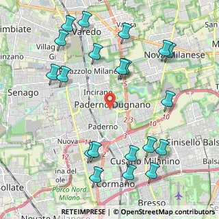 Mappa Via Enrico Toti, 20037 Paderno Dugnano MI, Italia (2.5165)