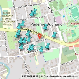 Mappa Via Enrico Toti, 20037 Paderno Dugnano MI, Italia (0.252)