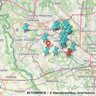 Mappa Via P.Mascagni, 20020 Dairago MI, Italia (6.32294)