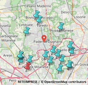 Mappa Via Monte Resegone, 20037 Paderno Dugnano MI, Italia (4.68211)