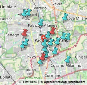 Mappa Via Monte Resegone, 20037 Paderno Dugnano MI, Italia (1.6525)