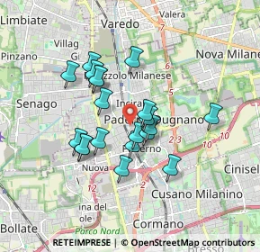 Mappa Via Monte Resegone, 20037 Paderno Dugnano MI, Italia (1.409)