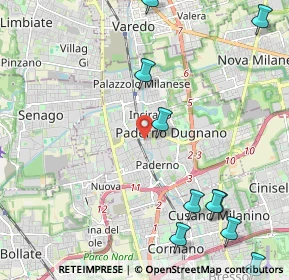 Mappa Via Monte Resegone, 20037 Paderno Dugnano MI, Italia (3.02)