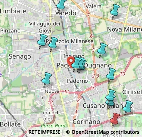 Mappa Via Monte Resegone, 20037 Paderno Dugnano MI, Italia (2.18643)