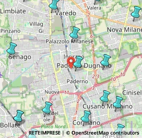 Mappa Via Monte Resegone, 20037 Paderno Dugnano MI, Italia (3.33824)