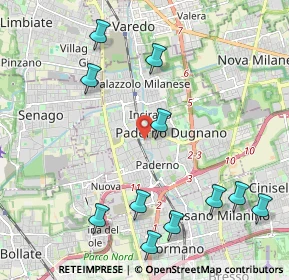 Mappa Via Monte Resegone, 20037 Paderno Dugnano MI, Italia (2.49818)