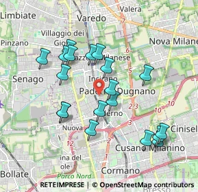 Mappa Via Monte Resegone, 20037 Paderno Dugnano MI, Italia (1.78789)