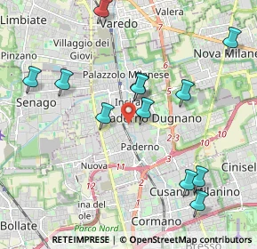 Mappa Via Monte Resegone, 20037 Paderno Dugnano MI, Italia (2.12833)