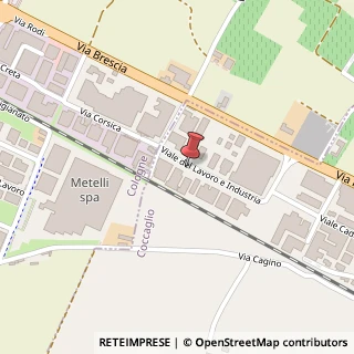 Mappa Via Lavoro e Industria, 35, 25030 Coccaglio, Brescia (Lombardia)