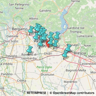 Mappa Via S. Pietro, 25033 Chiari BS, Italia (9.35059)