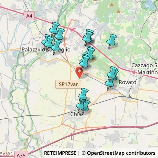Mappa Via S. Pietro, 25033 Chiari BS, Italia (3.41158)