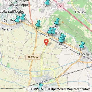 Mappa Via S. Pietro, 25033 Chiari BS, Italia (2.29667)