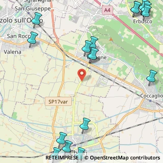 Mappa Via S. Pietro, 25033 Chiari BS, Italia (3.5845)