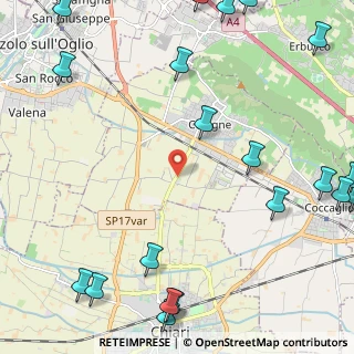 Mappa Via S. Pietro, 25033 Chiari BS, Italia (3.4645)