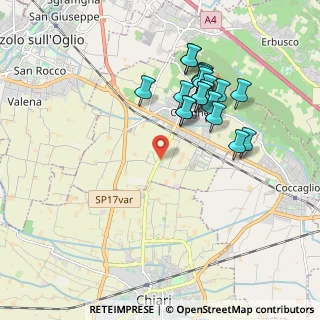 Mappa Via S. Pietro, 25033 Chiari BS, Italia (1.7895)