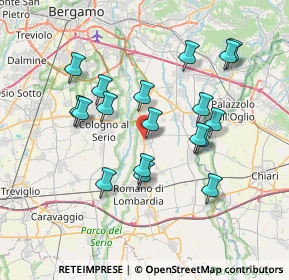 Mappa Via Giacomo Matteotti, 24057 Martinengo BG, Italia (6.81)