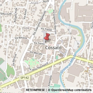 Mappa Via Trento, 2, 13836 Cossato, Biella (Piemonte)