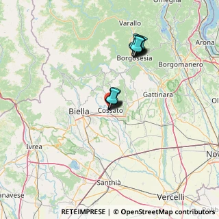 Mappa Via Piemonte, 13836 Cossato BI, Italia (11.64071)