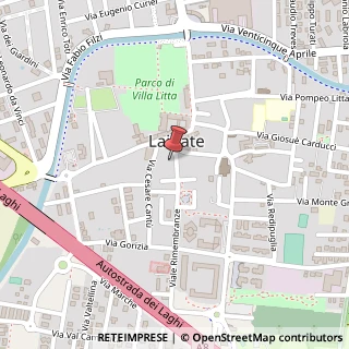 Mappa Viale Rimembranze, 6, 20020 Lainate, Milano (Lombardia)