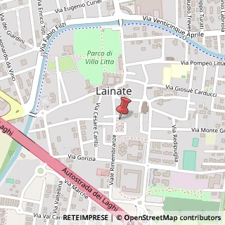 Mappa Viale Rimembranze, 13, 20020 Lainate, Milano (Lombardia)