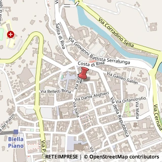 Mappa Piazza San Giovanni Bosco, 7, 13900 Biella, Biella (Piemonte)