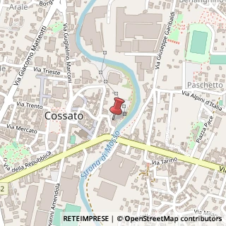 Mappa Piazza Piave, 4, 13836 Cossato, Biella (Piemonte)