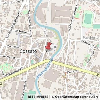 Mappa Piazza Piave, 4, 13836 Cossato, Biella (Piemonte)